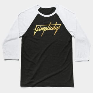 simplicity Baseball T-Shirt